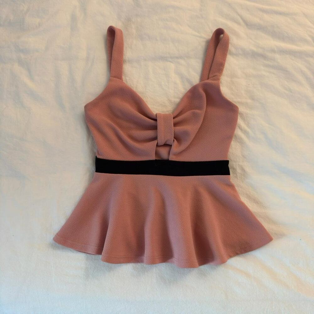 Pink y2k bow‎ babydoll